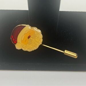 Santa Claus Hat Pin or clothing pin/brooch. Vintage